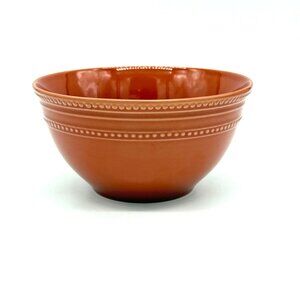 Baum Annabelle Orange Ceramic Bowl 6" Diameter Dishwasher & Microwave Safe